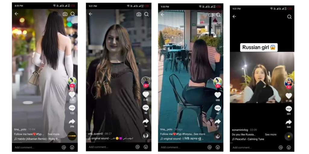 TikTok 18+ Screenshots